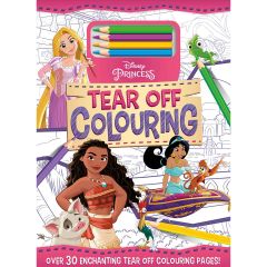 Disney Princess: Tear Off Colouring 0% VAT
