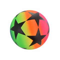9" Large Stars Neon Ball 
