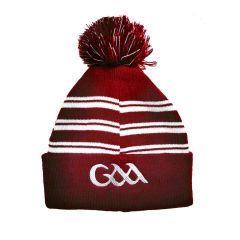GAA SCORE MORE BEANIE MAROON WHITE 