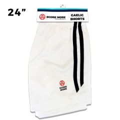 Score More gaelic Games shorts 3 units  black and white SIZE 24  SCSHBLACK24