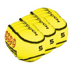 Score More Yellow Size 5 Match Sliotar 12 Pces y5msliotar12