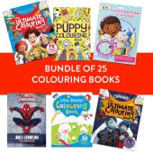 Pack of 25 Assorted Colouring Books