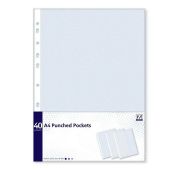 40PK Punched Pockets 
