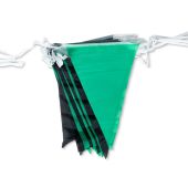 Bunting Black & Green 10m 