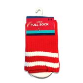 SCORE MORE Kids Long Sock Red 2-5