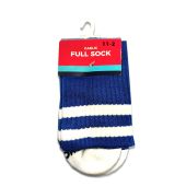 SCORE MORE Kids Long Sock Blue 11-2