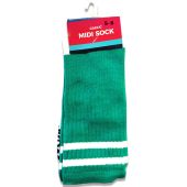 SCORE MORE Adult Midi Sock Green 5-8