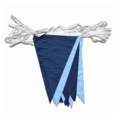 Bunting Navy & Sky Blue 10m