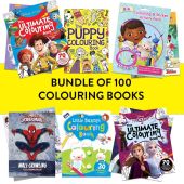 Pack of 100 Assorted Colouring Books