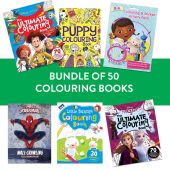 Pack of 50 Assorted Colouring Books 