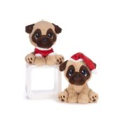 Pug With Christmas Costume 2 Assorted 