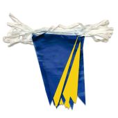 Bunting Blue & Gold 10m