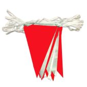 Bunting Red & White 10m