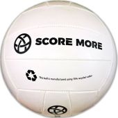 Premium SCORE MORE Eco Gaelic Football Size 5 Pumped White