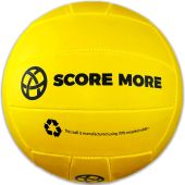 Premium SCORE MORE Eco Gaelic Football Size 5 Pumped Yellow