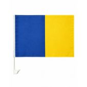 Score More Car Flag Blue & Gold