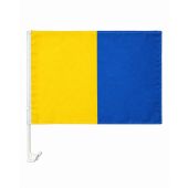 Score More Car Flag Yellow & Blue 