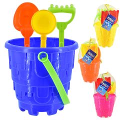 4pc Round Castle Bucket Set 