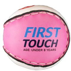 GAA SCOREMORE First Touch Pink Kids Hurling Sliotar  FTOUCHP