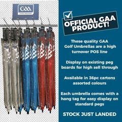 gaa golf umbrellas 36 units hang tags 