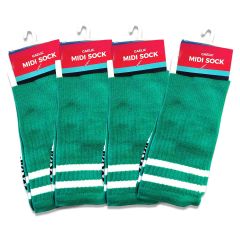 Kids Midi Socks Green Carton 12 units 