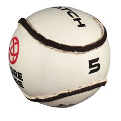 GAA SCORE MORE Real Leather Hurling Match Sliotar 5 White MSLIOTAR