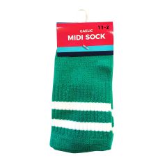 SCORE MORE MIDI SOCK GREEN 11-2