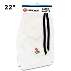 Score More gaelic Games shorts 3 units  black and white SIZE 22