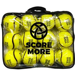 score more wall ball size 5 yellow 12 pack 