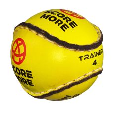 Training Sliotar 4 Yellow GAA SCORE MORE  SLIOTARYEL4