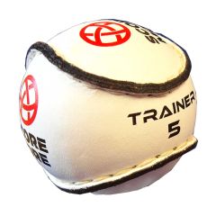 TRAINING SLIOTAR 5 WHITE GAA SCORE MORE  SLIOTAR5