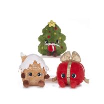 Christmas Tree/ Present/ Ginger Bread House Plush Assorted 49447
