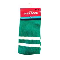 SCORE MORE MIDI SOCK GREEN 11-2