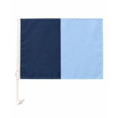 Score More car flag Navy & Sky Blue 
