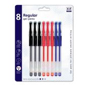 8PK Regular Gel Pens