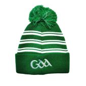 GAA Bobble Beanie  Green and White