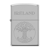 Zippo Ireland Tree Of Life Lighter 