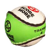 SCORE MORE Training Sliotar Size 4 Green & White 