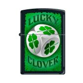 Zippo Lucky Clover Dice Lighter 