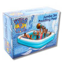 Paddling Pool Jumbo Oblong 3m x 1.8m Heavy quality  010/011