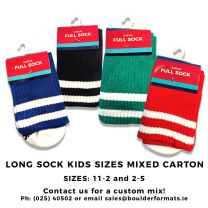 Long sock mixed carton 16 units