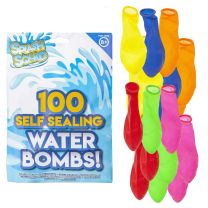 100 Water Bombs with Water Filler CDU 319053