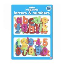 52 letters and numbers magnetic 