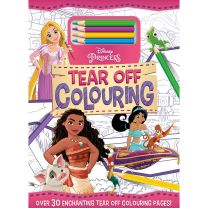 Disney Princess: Tear Off Colouring 0% VAT