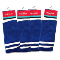 Kids Midi Socks Blue Carton 12 units 