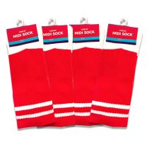 Adult Midi Socks Red Carton 12 units 