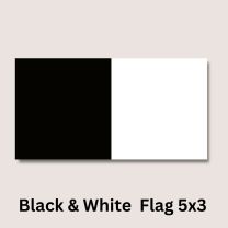 Black and White Flag 5x3