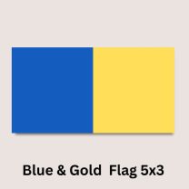 Blue & Gold Flag 5x3