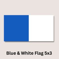 Blue & White Flag 5x3