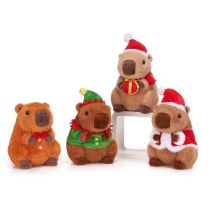 Christmas Plush Capybara Assorted 